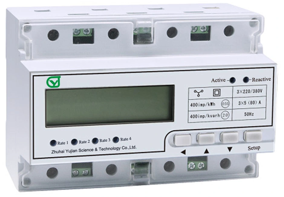 Remote DIN Standard Rail Installation for Multi-Functional Energy Meter 2 Class