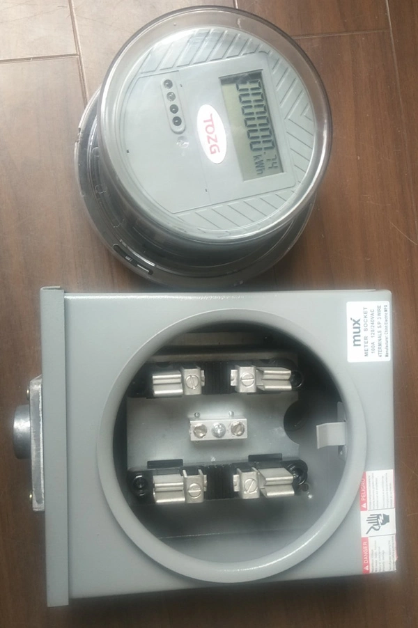 Single Phase Three Wire ANSI Socket Energy Meter for Philippine Erc Approve