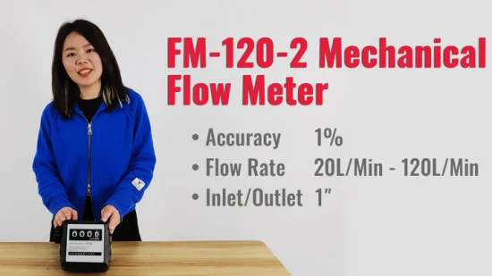 Contador mecânico de diesel de turbina de 1 polegada Medidor digital de fluxo de combustível de consumo de gasolina