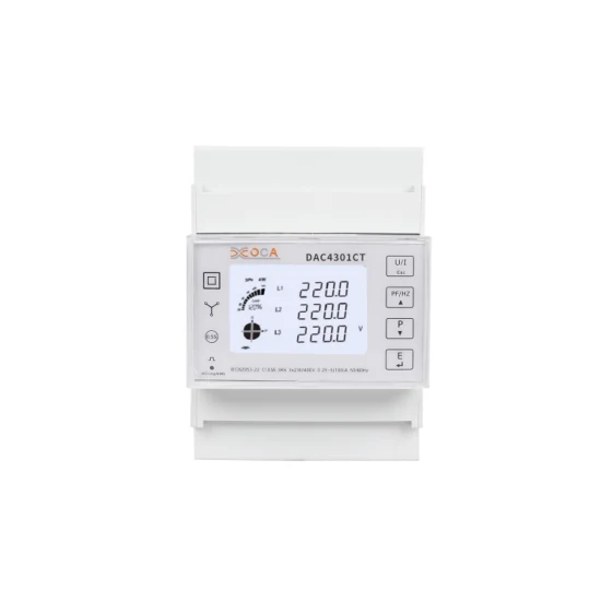 Dac4100c monofásico trilho DIN Modbus medidor de energia de controle remoto inteligente